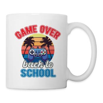 Game Over back to School Gamer - Mug - white - Right