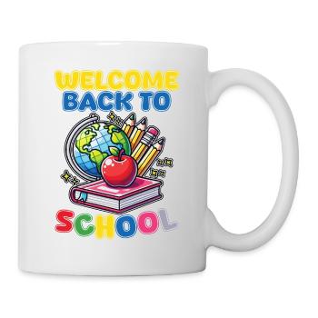 Welcome Back to School Design - Tasse - Weiß - Rechts