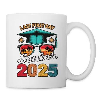 Last first day of school senior 2025 - Mug - white - Right