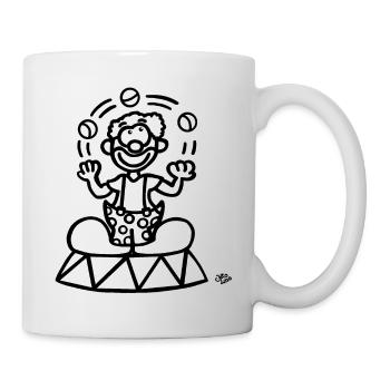 A clown - Mug - white - Right