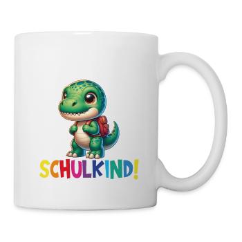 Écolier 2024 entrant à l'école - Mug blanc - blanc - Droite