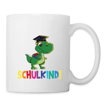 Écolier 2024 entrant à l'école - Mug blanc - blanc - Droite