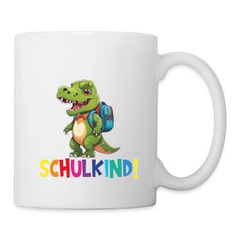 Écolier 2024 entrant à l'école - Mug blanc - blanc - Droite