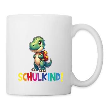 Écolier 2024 entrant à l'école - Mug blanc - blanc - Droite