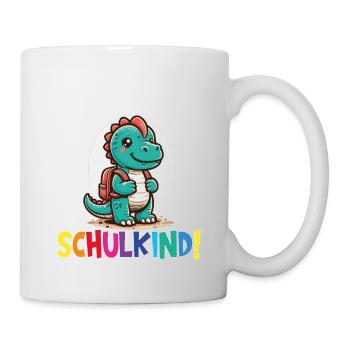 Écolier 2024 entrant à l'école - Mug blanc - blanc - Droite