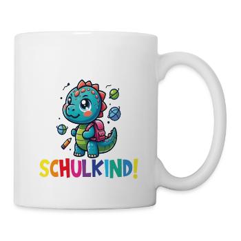 Écolier 2024 entrant à l'école - Mug blanc - blanc - Droite