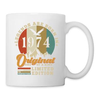 Original 1974 Cadeau D'anniversaire 1974 Authentic - Mug blanc - blanc - Droite