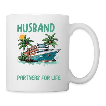 Husband and Wife Cruising Partners for Life - Tasse - Weiß - Rechts