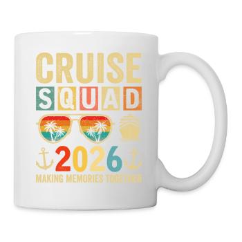 Escouade de croisière 2026 - Mug blanc - blanc - Droite