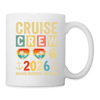 Équipage de croisière 2026 - Mug blanc - blanc - Droite