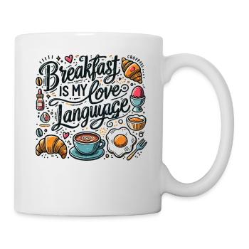 Breakfast is my Love Language - Mug - white - Right