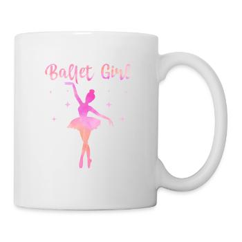 Ballet Girl Ballerina Dancing - Mug - white - Right