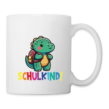 Écolier 2024 entrant à l'école - Mug blanc - blanc - Droite