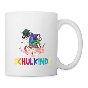 Écolier 2024 entrant à l'école - Mug blanc - blanc - Droite