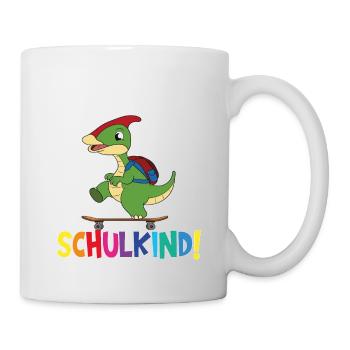 Écolier 2024 entrant à l'école - Mug blanc - blanc - Droite