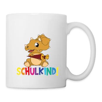 Écolier 2024 entrant à l'école - Mug blanc - blanc - Droite