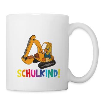 Écolier 2024 entrant à l'école - Mug blanc - blanc - Droite