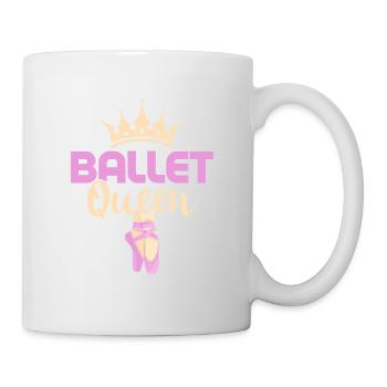 Ballet Queen Dance Woman Ballerina - Mug - white - Right