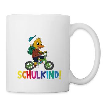 Écolier 2024 entrant à l'école - Mug blanc - blanc - Droite