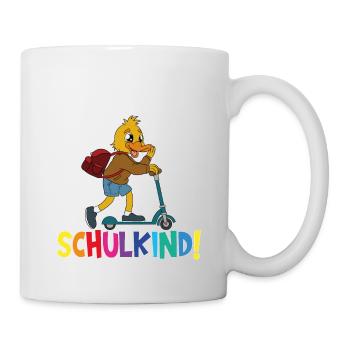 Écolier 2024 entrant à l'école - Mug blanc - blanc - Droite