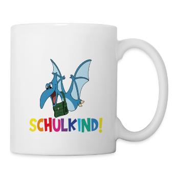 Écolier 2024 entrant à l'école - Mug blanc - blanc - Droite