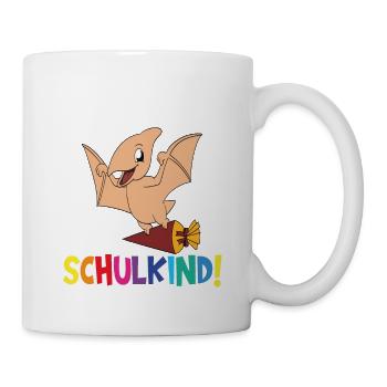 Écolier 2024 entrant à l'école - Mug blanc - blanc - Droite