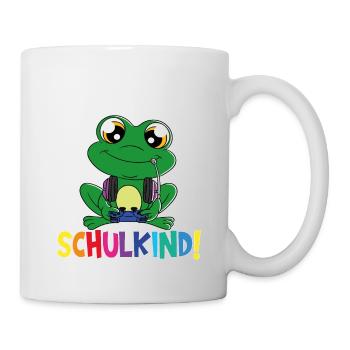 Écolier 2024 entrant à l'école - Mug blanc - blanc - Droite