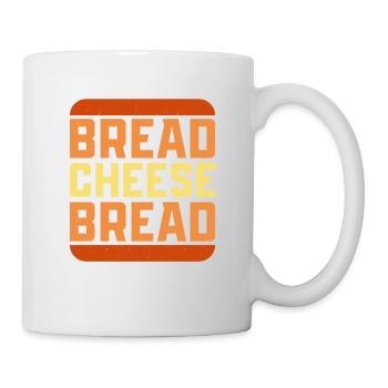 Bread Cheese Bread Sandwich Grilled Cheese - Tasse - Weiß - Rechts