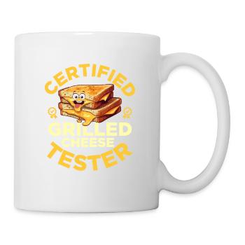 Certified Grill Cheese Tester Food Sandwich - Mug - white - Right