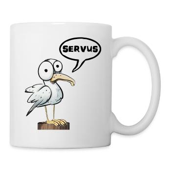 servus seagull North Sea Baltic Sea mood seagull - Mug - white - Right