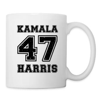 Kamala Harris, 47e présidente des États-Unis - Mug blanc - blanc - Droite