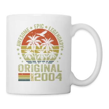 Birthday Party 2004 Vintage 2004 Retro 2004 - Mug - white - Right