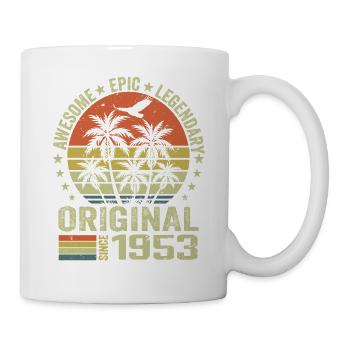 Fête D'anniversaire 1953 Millésime 1953 Rétro 1953 - Mug blanc - blanc - Droite