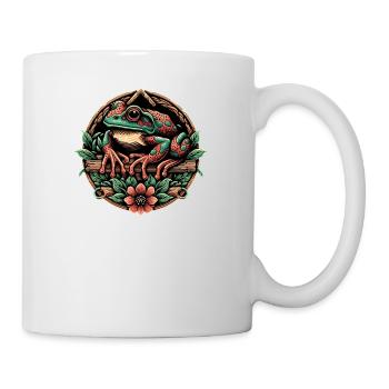 Cottagecore Aesthetic Frog - Mug - white - Right