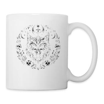 Werewolf Skull - Mug - white - Right
