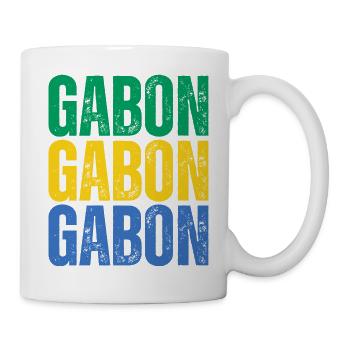 Flag of Gabon, Gabonese pride - Mug - white - Right