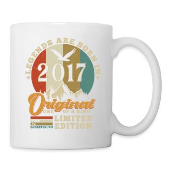 Original 2017 Cadeau D'anniversaire 2017 Authentic - Mug blanc - blanc - Droite