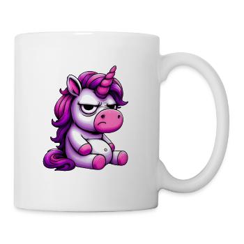 I reg mi ned auf, du upest mi auf, - Mug blanc - blanc - Droite