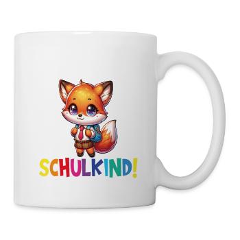 Écolier 2024 entrant à l'école - Mug blanc - blanc - Droite