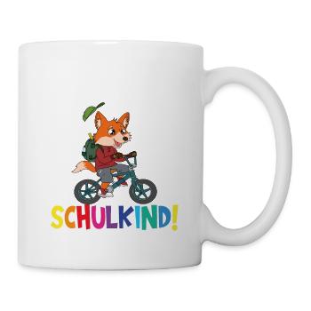 Écolier 2024 entrant à l'école - Mug blanc - blanc - Droite