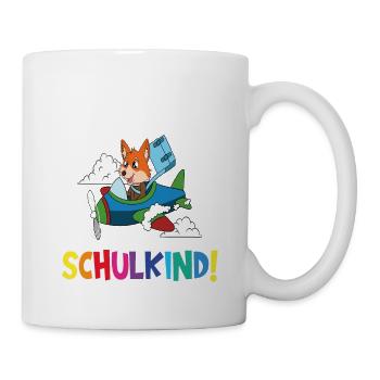 Écolier 2024 entrant à l'école - Mug blanc - blanc - Droite