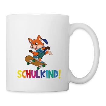 Écolier 2024 entrant à l'école - Mug blanc - blanc - Droite