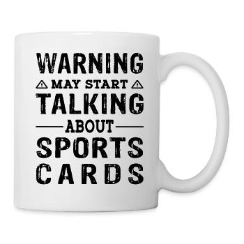 Talking about sport cards - Trading Cards - Tasse - Weiß - Rechts