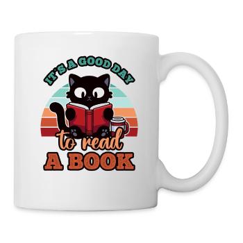 Ein guter Tag um ein Buch zu lesen - Tasse - Weiß - Rechts