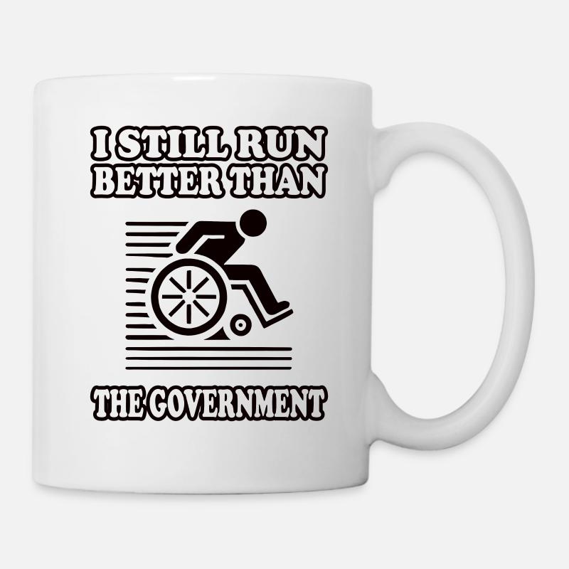 Ich laufe immer noch besser - Tasse - Weiß