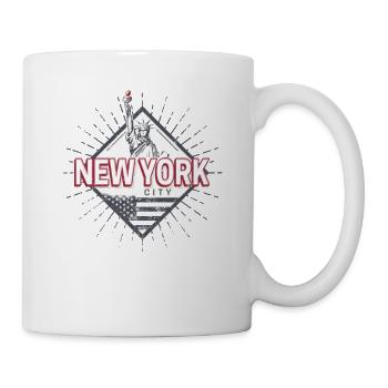 New York, États-Unis Statue de la Liberté - Mug blanc - blanc - Droite