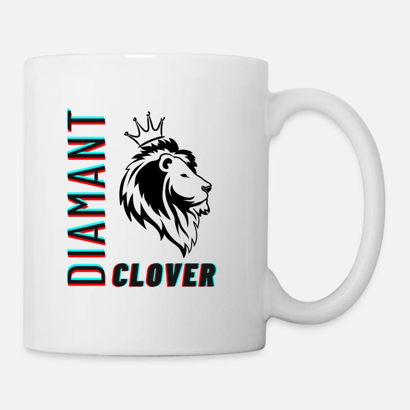 CloverDiamond.löwe - Tasse - Weiß