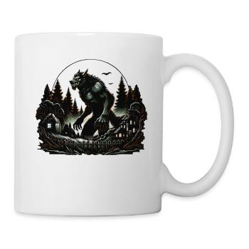 Aesthetic Werewolf Moon - Tasse - Weiß - Rechts