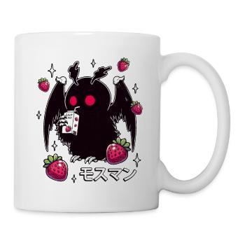 Strawberry Milk Shake Carton Mothman - Tasse - Weiß - Rechts