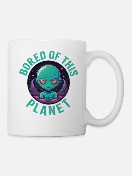 Marre de cette planète. - Mug blanc - blanc
